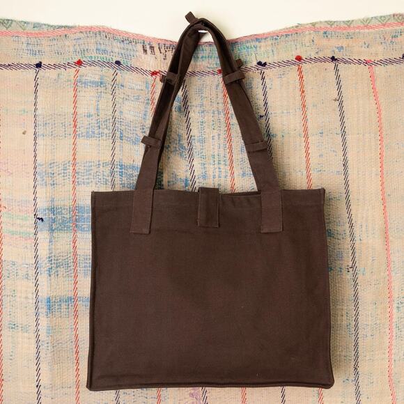 Upcycled handmade carhartt canvas tote bag - Picture 6 of 7